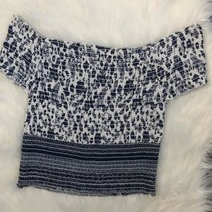 Lottie Moss smocked top (NWOT)